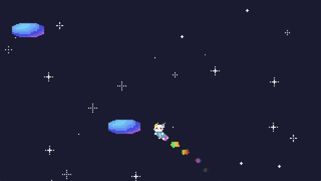 猫猫跳向宇宙游戏截图