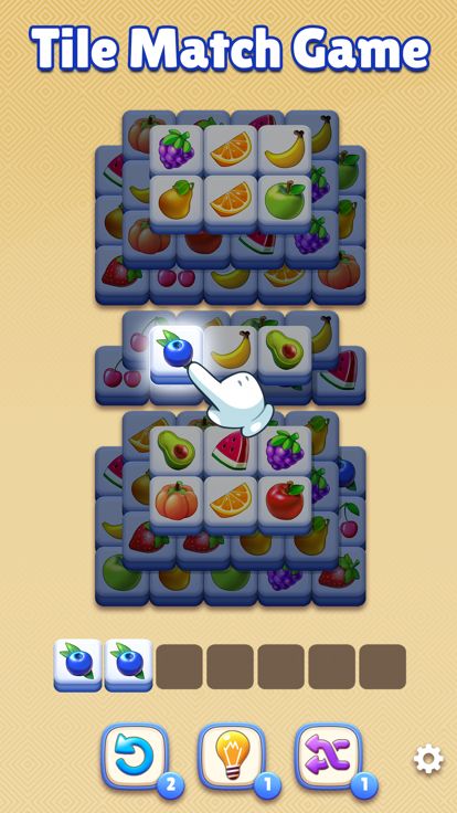 Fruit Game - Tile Match游戏截图