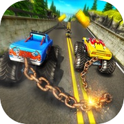 Chained Monster Truck Racing