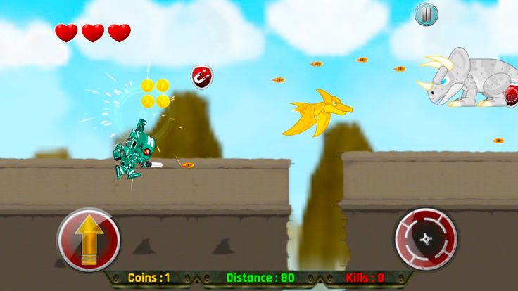 真正的机器人格斗游戏2016 - 射击恐龙与机器人枪游戏截图