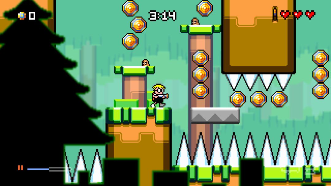 Mutant Mudds Super Challenge游戏截图
