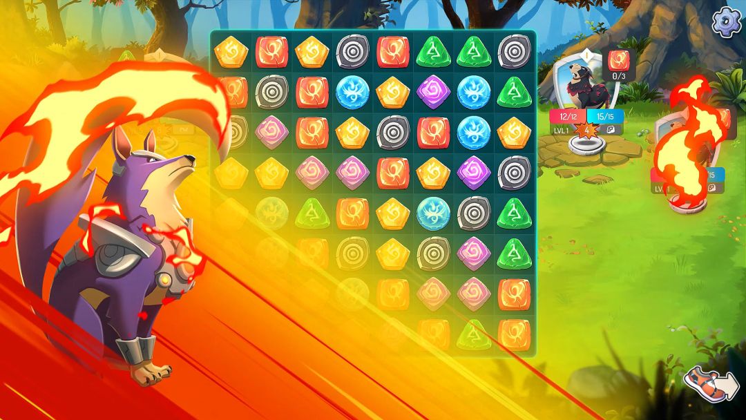 Beasties - Monster Trainer Puzzle RPG游戏截图