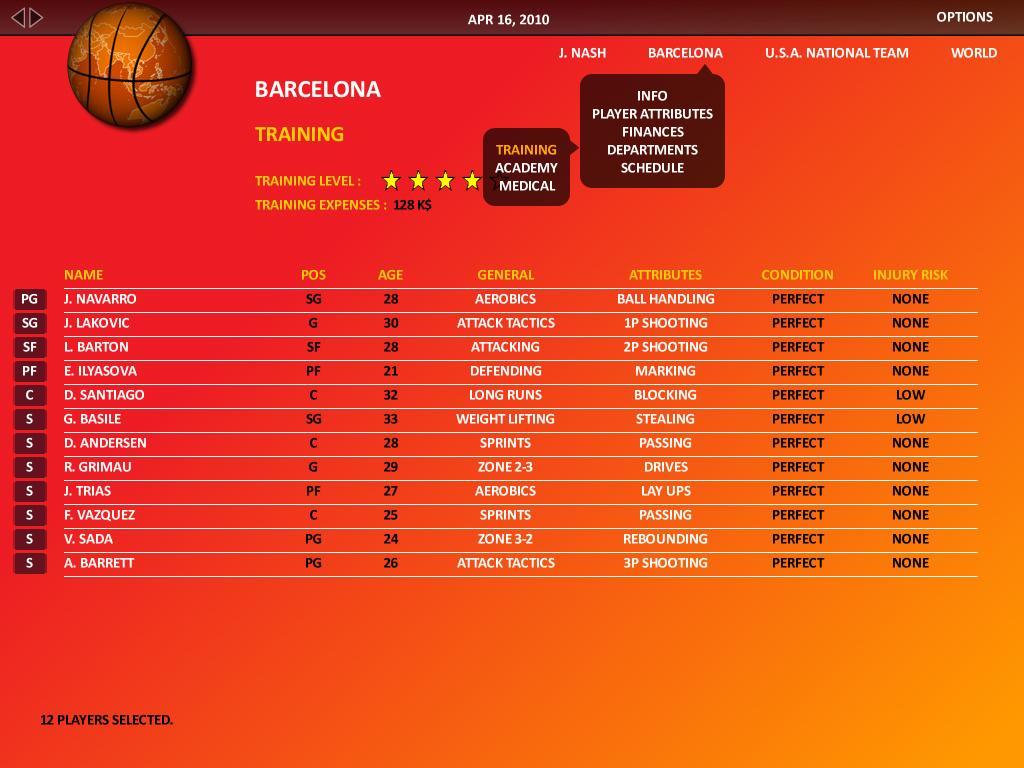 World Basketball Manager 2010游戏截图