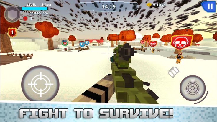 Cube Wars Battle Survival游戏截图