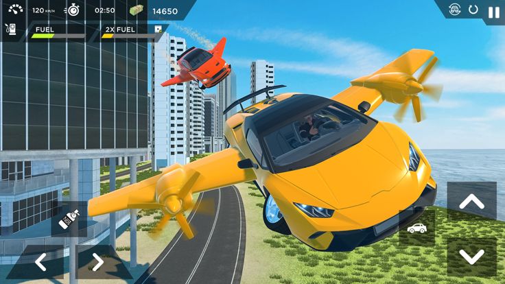 Flying Car Sim: Car Games 2022游戏截图