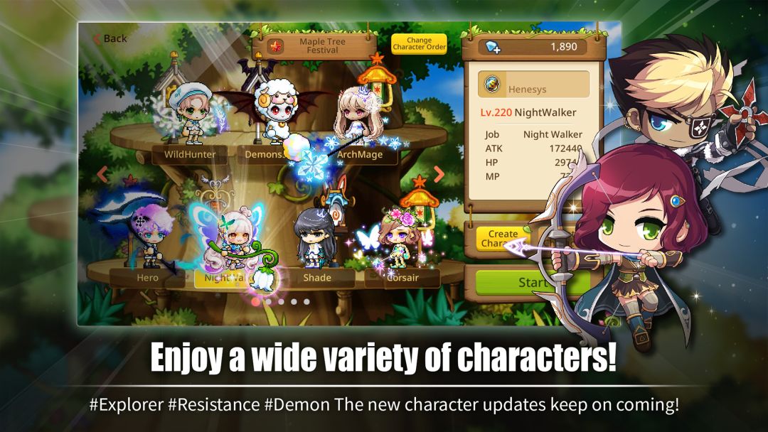 MapleStory M - Fantasy MMORPG游戏截图