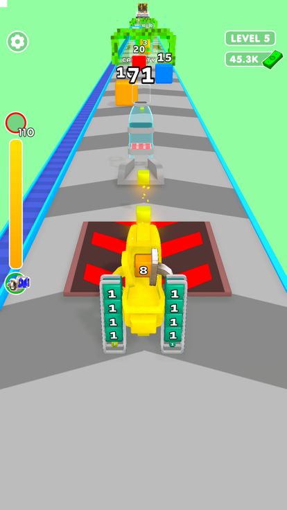 Cube Gun Rush 3D游戏截图