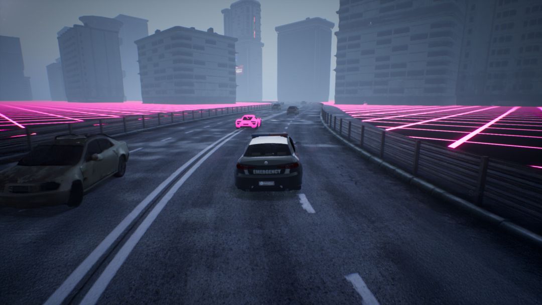 Synthwave Burnout游戏截图