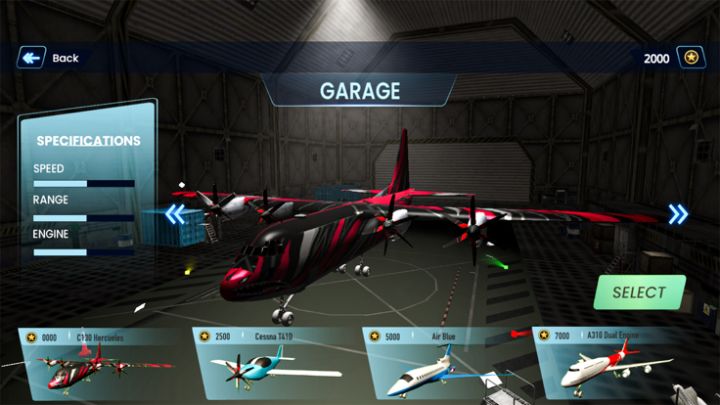 Plane Flight Simulator game游戏截图