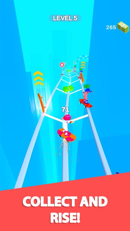 Skateboard Rush 3D游戏截图