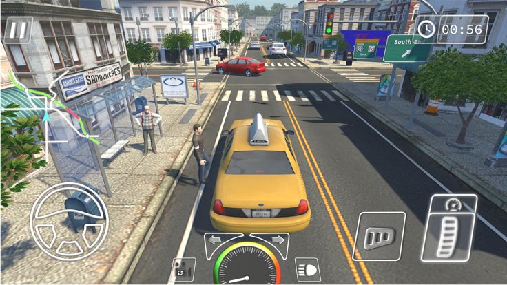 Taxi Simulator City Car Driver游戏截图