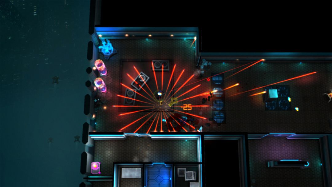 Neon Chrome游戏截图