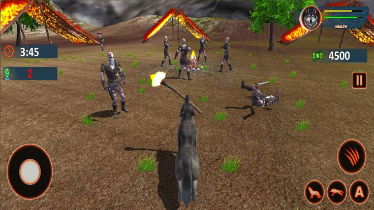 Wild Wolf Attack Simulator游戏截图