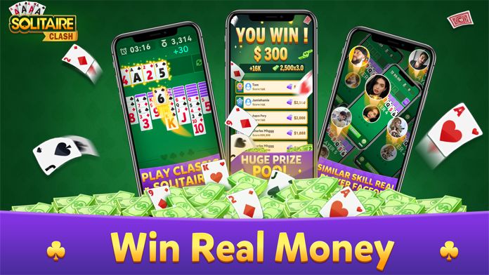 Solitaire Clash: Win Real Cash游戏截图
