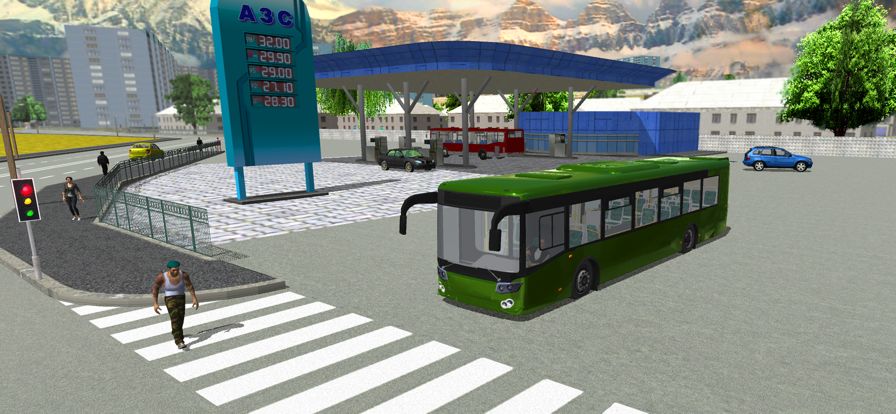 Bus Simulator 3D Big City游戏截图