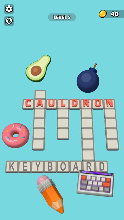 Crossword Puzzle 3D游戏截图