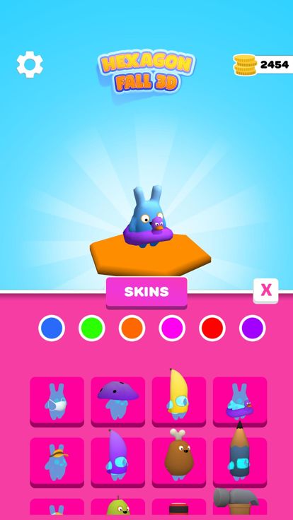 Hexagon Fall 3D游戏截图