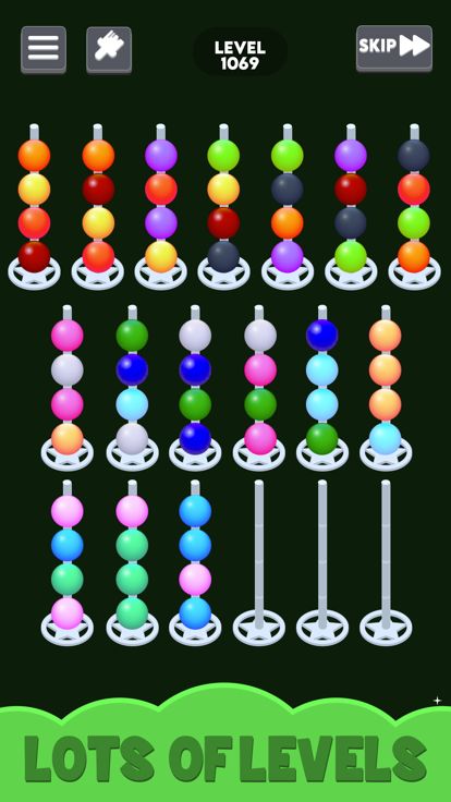 Ball Hoop Stack: Ball Sort 3D游戏截图