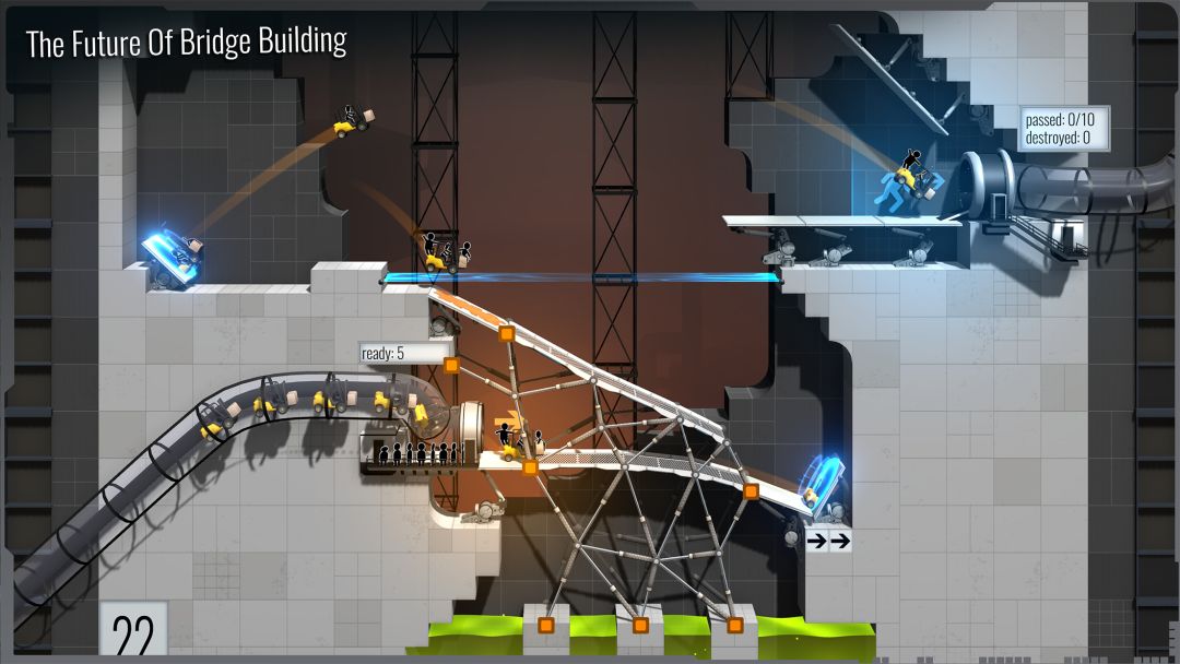 桥梁工程师：传送门（Bridge Constructor: Portal）游戏截图