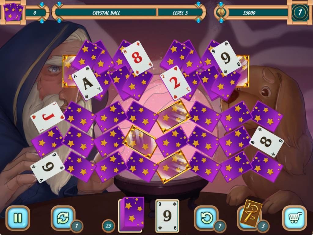 Sweet Solitaire. School Witch 2游戏截图