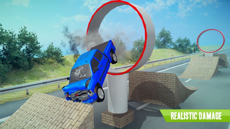 Car Crash Beam Drive Accidents游戏截图