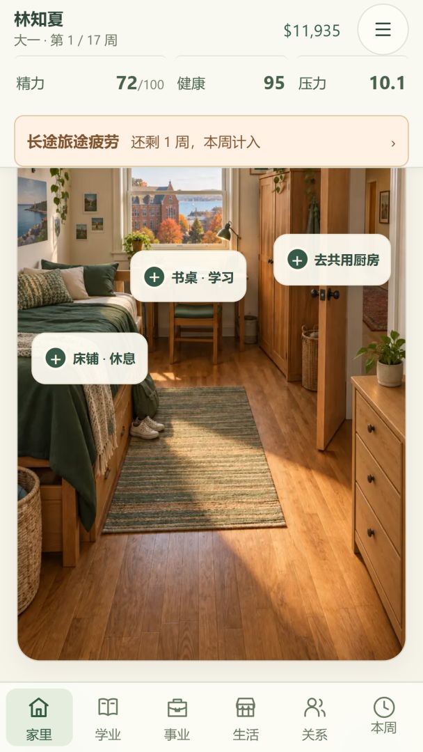 留学人生模拟器游戏截图
