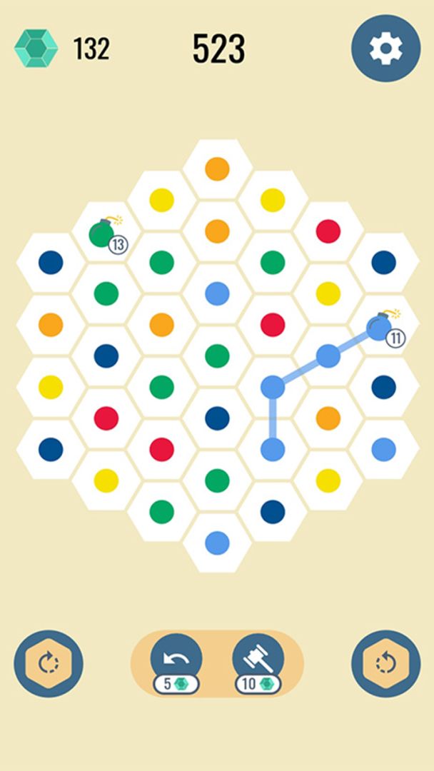 六角点点游戏截图