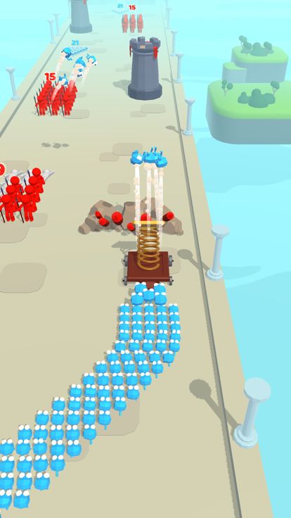 Catapult Runner 3D游戏截图