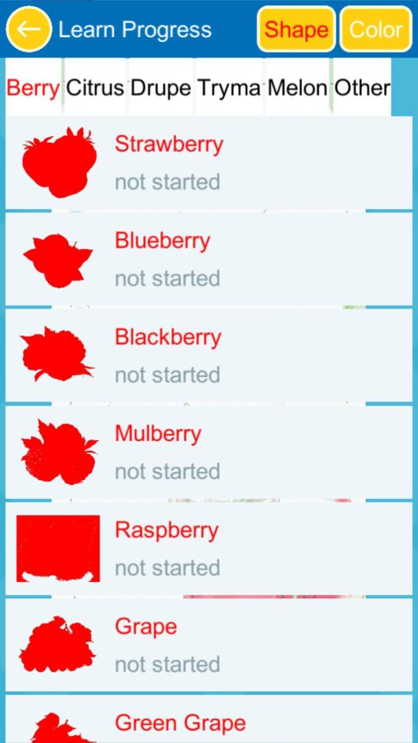 Learn Fruit Color游戏截图