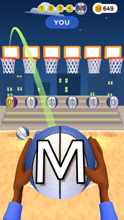 Word Dunks游戏截图