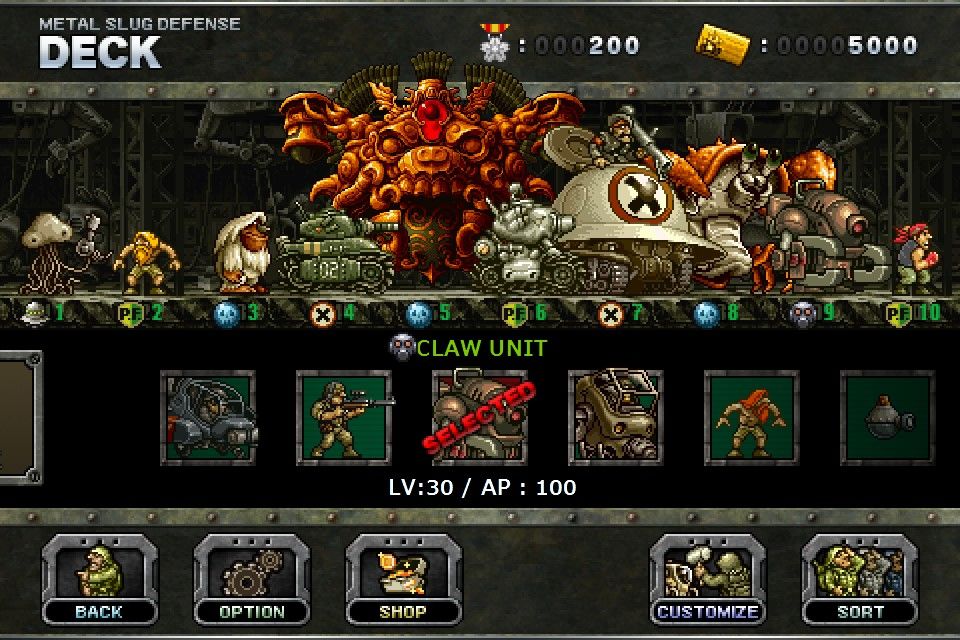 METAL SLUG DEFENSE游戏截图