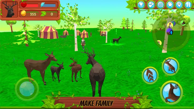 Deer Simulator - Animal Family游戏截图