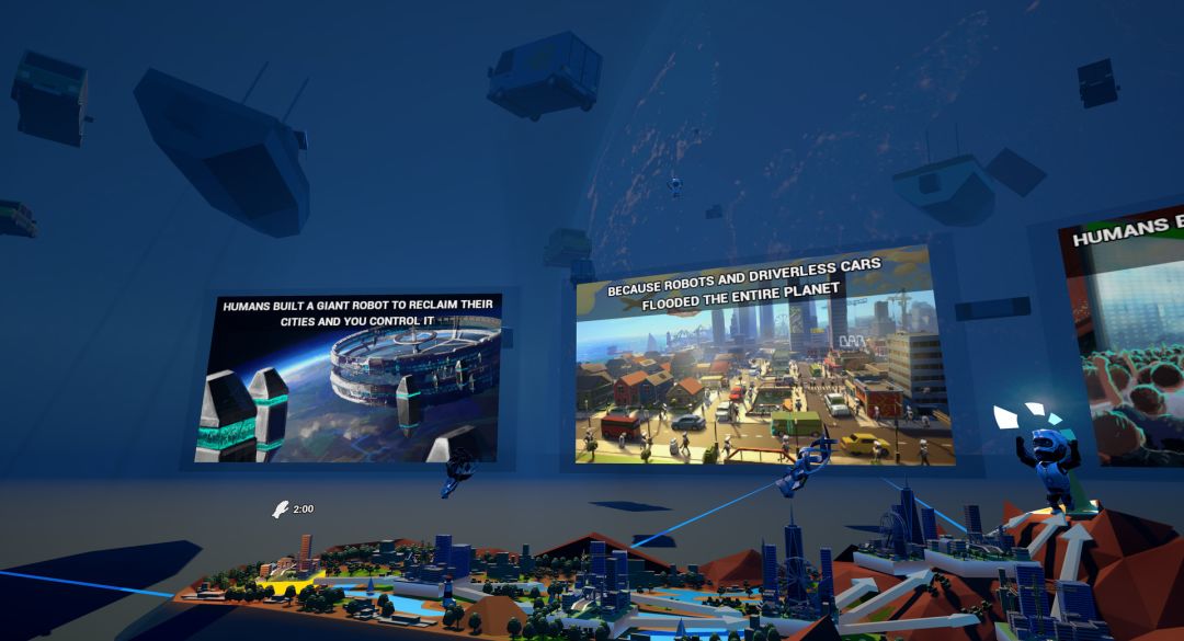 VRobot: VR Giant Robot Destruction Simulator游戏截图