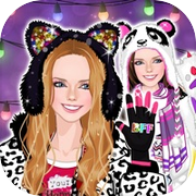 Winter time warm dress up gameicon