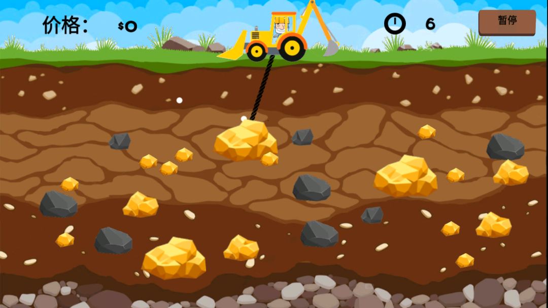 黄金矿工游戏截图