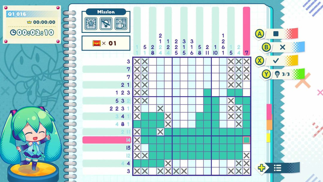 Hatsune Miku Logic Paint S+游戏截图