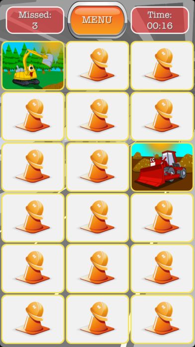 Trucks Matching - Match Game Fun For Truck and Tractor Loving Kids游戏截图