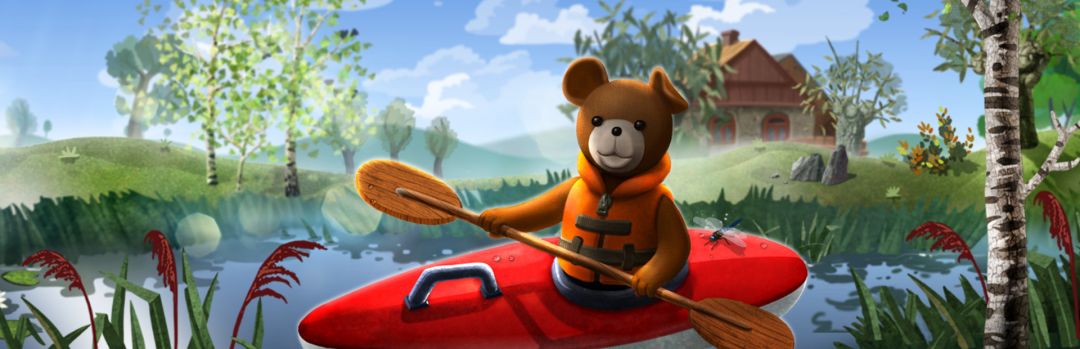 Teddy Floppy Ear - Kayaking