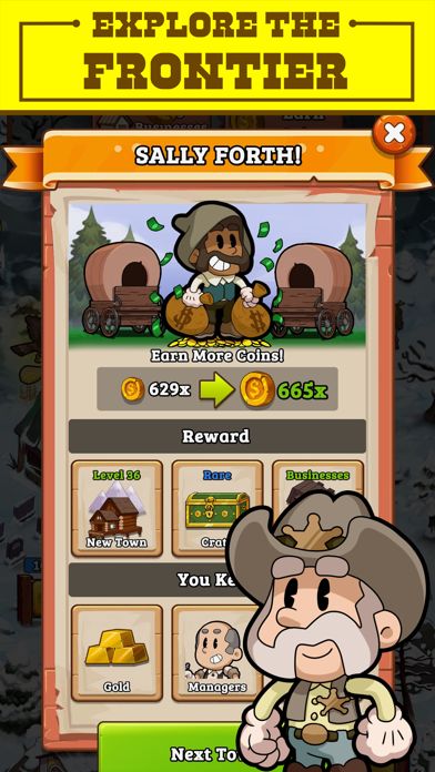 Idle Frontier: Western Tapper游戏截图