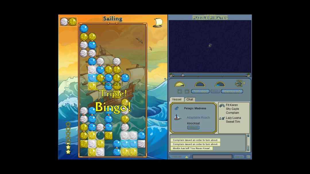 Puzzle Pirates: Dark Seas游戏截图