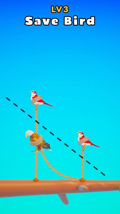 Birds And Ropes: Cut游戏截图