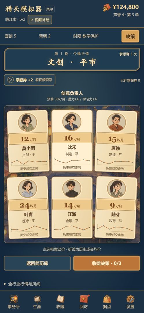 猎头模拟器游戏截图