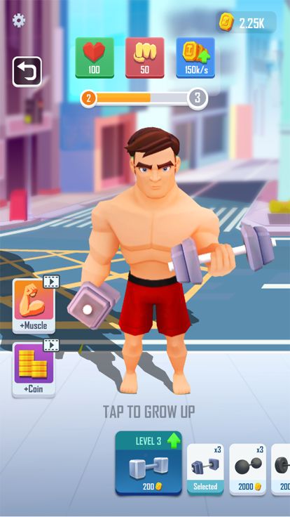 Workout Hero Clicker游戏截图