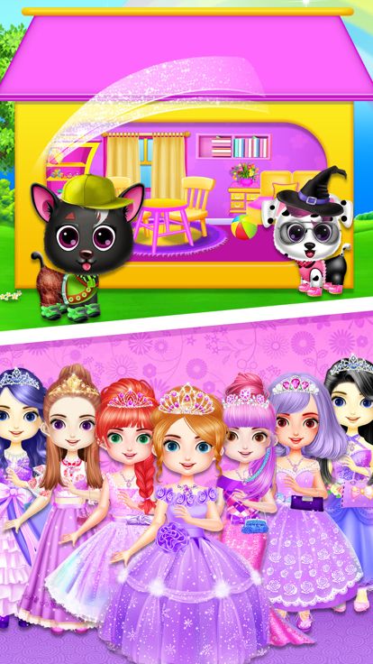 布置房间 屋女生小游戏 - 女生小 漂亮的娃娃游戏截图