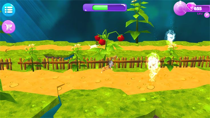 AR 猫咪养成游戏截图