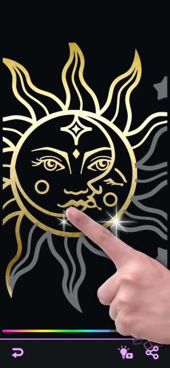 划痕艺术:轻按即可轻松完成!游戏截图