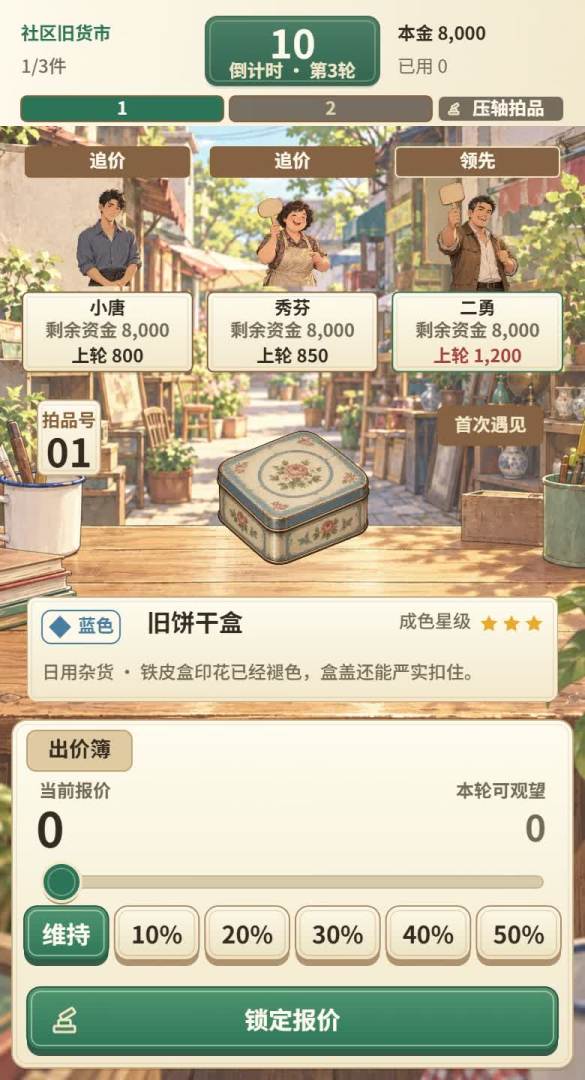我的竞拍小店游戏截图