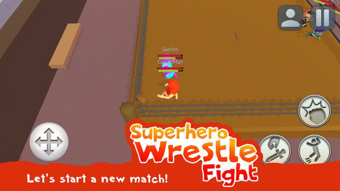 Superhero Wrestle Fight Pro游戏截图
