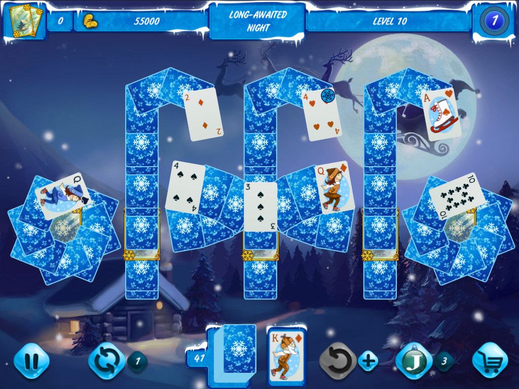 Solitaire Jack Frost Winter Adventures 2游戏截图