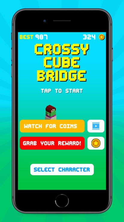 Crossy Cube Bridge: Poly 3D游戏截图